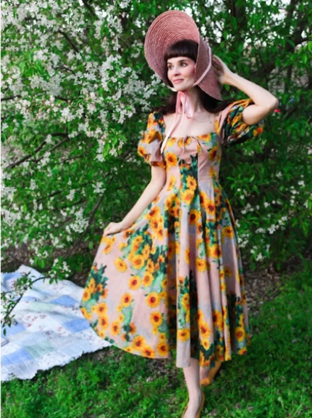 Selkie Monet Sunflower Day Dress
